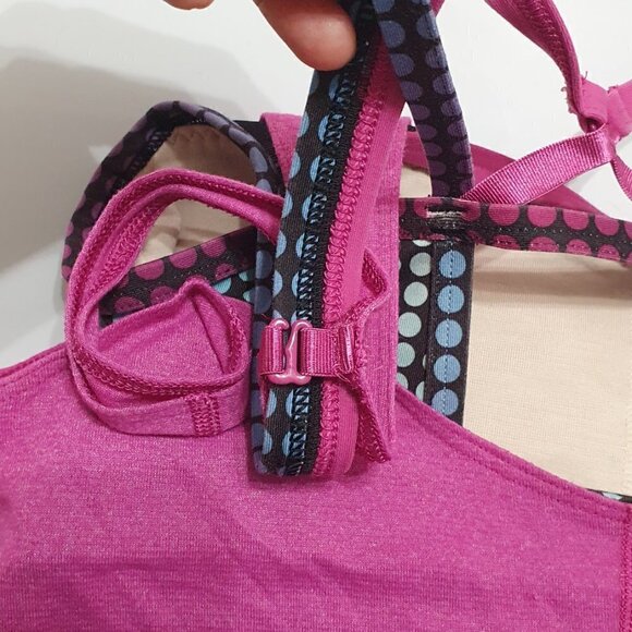 Lululemon Solid Pink Tank Top Sports Bra - Picture 8 of 10